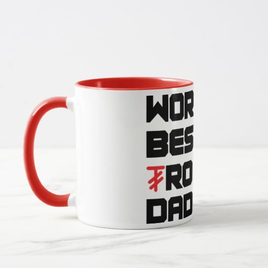 Weltbeste Tron TRX Vater Crypto-Tasse Tasse (Links)