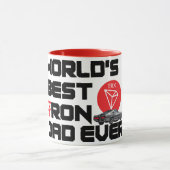 Weltbeste Tron TRX Vater Crypto-Tasse Tasse (Zentrum)