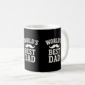 Weltbeste Vater 15 Oz Kaffee-Tasse Kaffeetasse (VorderseiteRechts)