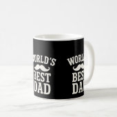 Weltbeste Vater 15 Oz Kaffee-Tasse Kaffeetasse (VorderseiteRechts)