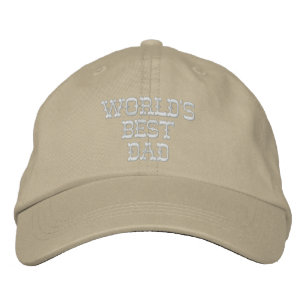 Weltbeste Vater bestickte Ball-Cap Baseballkappe
