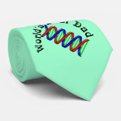 Weltbeste Vater-doppeltes Krawatte (Gerollt)