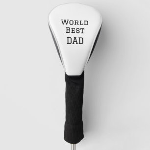 Weltbeste VATER FATHER fügen Texttext für Namenssp Golf Headcover