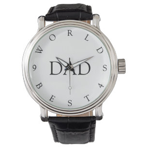Weltbeste Vater-Fathers Day Custom Mens Watch Armbanduhr