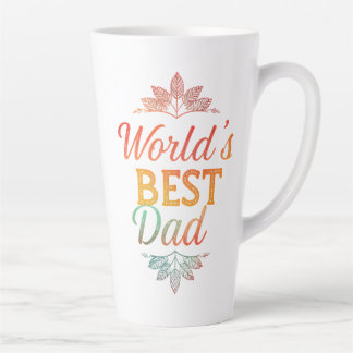 Weltbeste Vater große Latte-Tasse (17 oz) Milchtasse