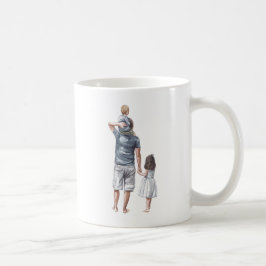 Weltbeste Vater, Son & Daughter Sweet Niedlich ein Kaffeetasse