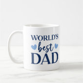 Weltbeste Vater, Son & Daughter Sweet Niedlich ein Kaffeetasse (Links)