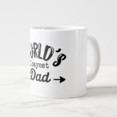 Weltbeste Vater-Tasse - Funny Gigant Coffee Cup Jumbo-Tasse (Vorderseite Rechts)