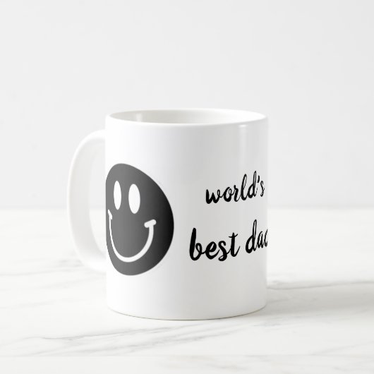 Weltbeste Vater-Tasse Kaffeetasse (Vorderseite Links)