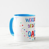 Weltbeste Vater-Tasse, Vatergeschenk, Geschenk für Tasse (Vorderseite Links)
