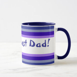 Weltbeste Vater Typografie gestrichen Tasse