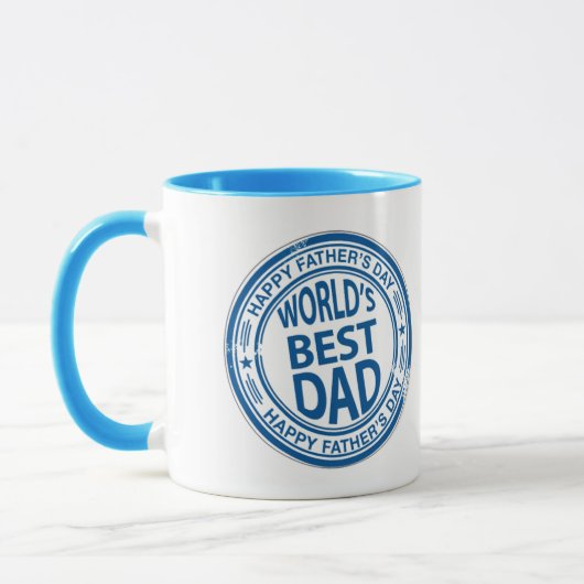 Weltbeste Vater-Wecker-Kaffee-Tasse Tasse (Links)