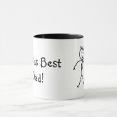 Weltbeste Vater-Wecker-Tasse Tasse (Zentrum)