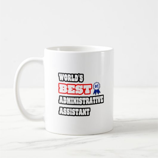 Weltbeste Verwaltungsassistentin Kaffeetasse (Links)