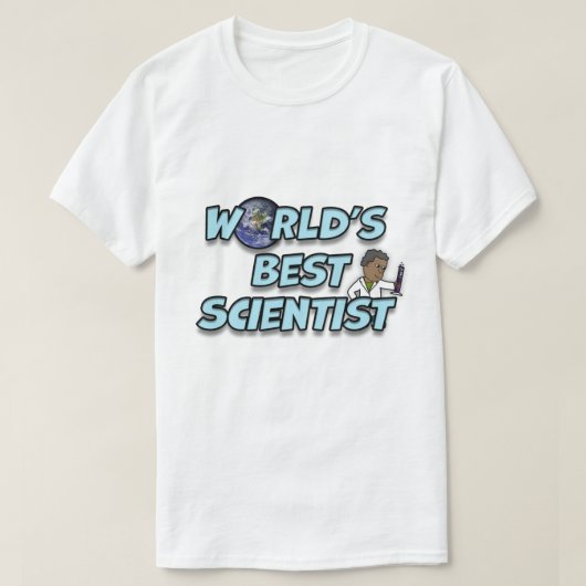 Weltbeste Wissenschaftler T-Shirt (Design vorne)