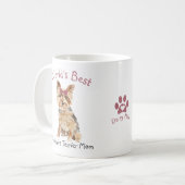 Weltbeste Yorkshire Terrier-Mama Personalisiert Kaffeetasse (Vorderseite Links)