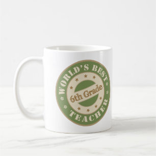 Weltbester 6. Grad-Lehrer Kaffeetasse