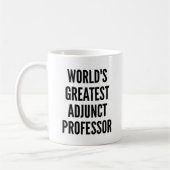 Weltbester Adjuncto Professor Kaffeetasse (Links)