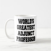Weltbester Adjuncto Professor Kaffeetasse (Links)