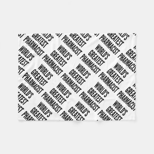 Weltbester Apotheker Fleecedecke (Vorderseite (Horizontal))