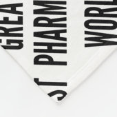 Weltbester Apotheker Fleecedecke (Ecke)