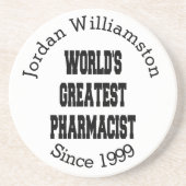 Weltbester Apotheker Getränkeuntersetzer (Vorne)