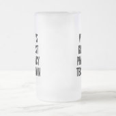 Weltbester Apotheker Mattglas Bierglas (Mittel)