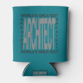 Weltbester Architekt Dosenkühler (Vorderseite)