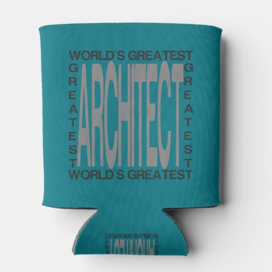 Weltbester Architekt Dosenkühler (Rückseite)