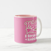 Weltbester Arzt-behilfliches Anerkennungs-Geschenk Zweifarbige Tasse (VorderseiteRechts)