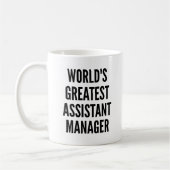 Weltbester Assistent Kaffeetasse (Links)