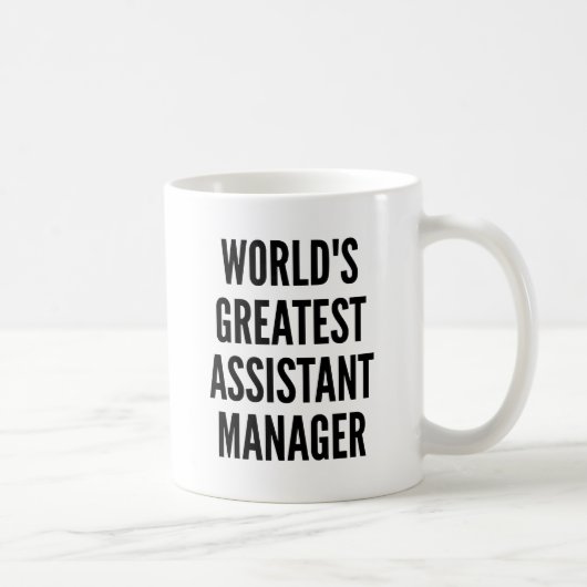 Weltbester Assistent Kaffeetasse (Rechts)