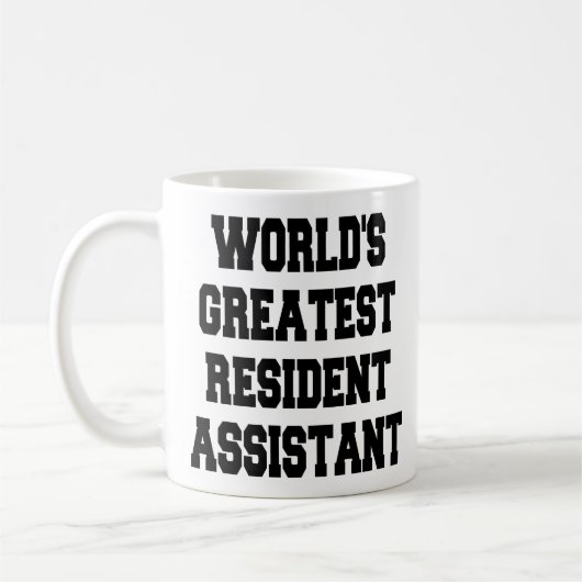 Weltbester Assistent Kaffeetasse (Links)