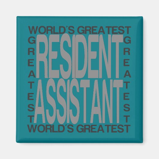 Weltbester Assistent Magnet (Vorne)