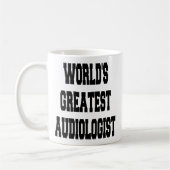 Weltbester Audiologe Kaffeetasse (Links)