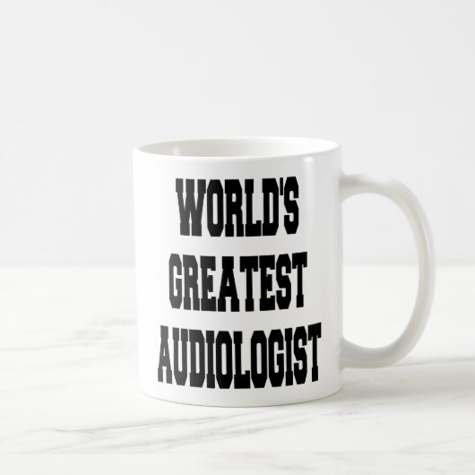 Weltbester Audiologe Kaffeetasse (Rechts)