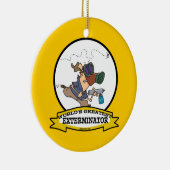 WELTBESTER AUSSENMÄNNER CARTOON KERAMIKORNAMENT (Rechts)