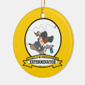 WELTBESTER AUSSENMÄNNER CARTOON KERAMIKORNAMENT (Links)