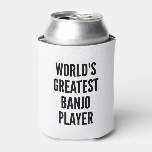 Weltbester Banjo Player Dosenkühler (Kanne Vorderseite)