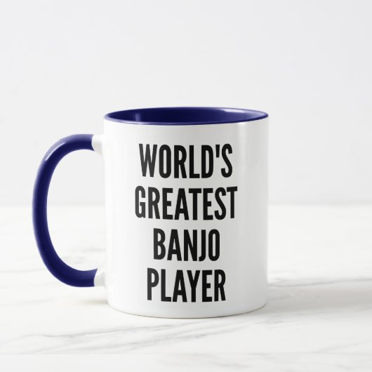 Weltbester Banjo Player Tasse (Links)