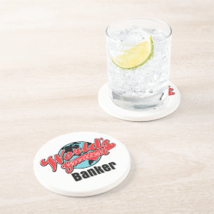 Weltbester Banker Getränkeuntersetzer