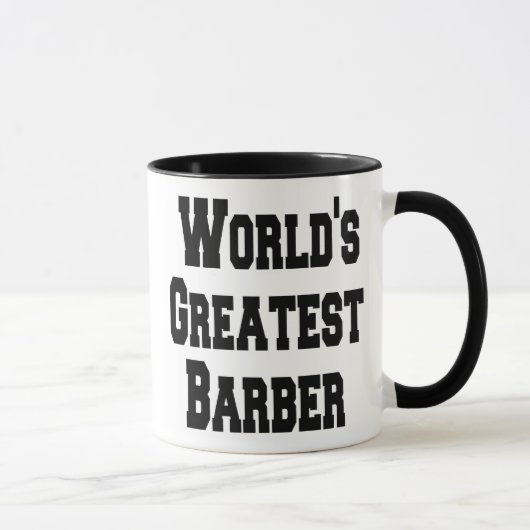 Weltbester Barber Tasse (Rechts)