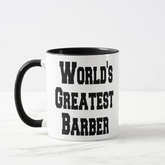 Weltbester Barber Tasse (Links)