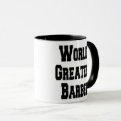 Weltbester Barber Tasse (VorderseiteRechts)