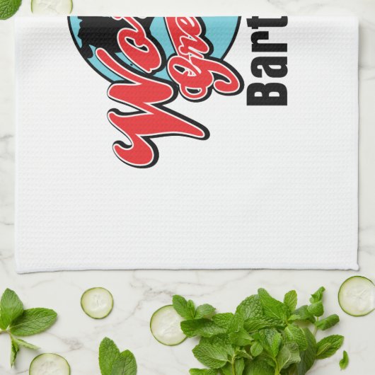 Weltbester Barkeeper Handtuch (Gefaltet)