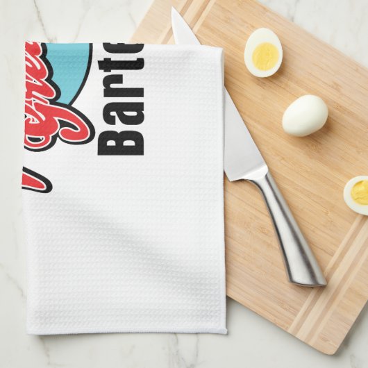 Weltbester Barkeeper Handtuch (Viertel Falte)