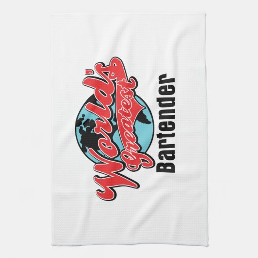 Weltbester Barkeeper Handtuch (Vertikal)