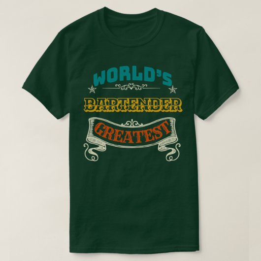WELTBESTER BARKEEPER T-Shirt (Design vorne)