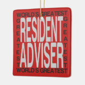 Weltbester Berater Keramikornament (Links)