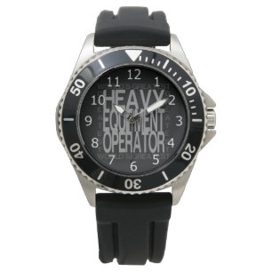 weltbester Betreiber schwerer Geräte Armbanduhr